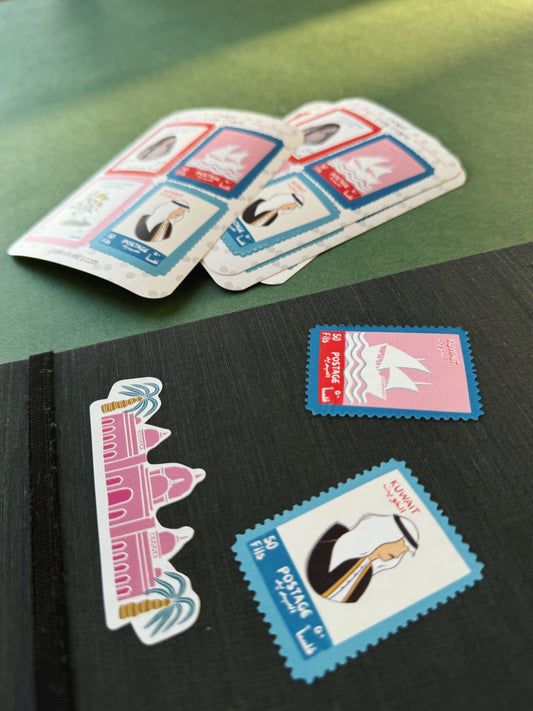 Kuwait Stamp Stickers